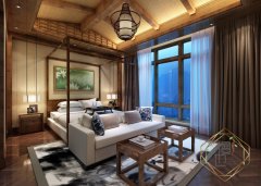 中式風(fēng)格臥室裝修案例效果